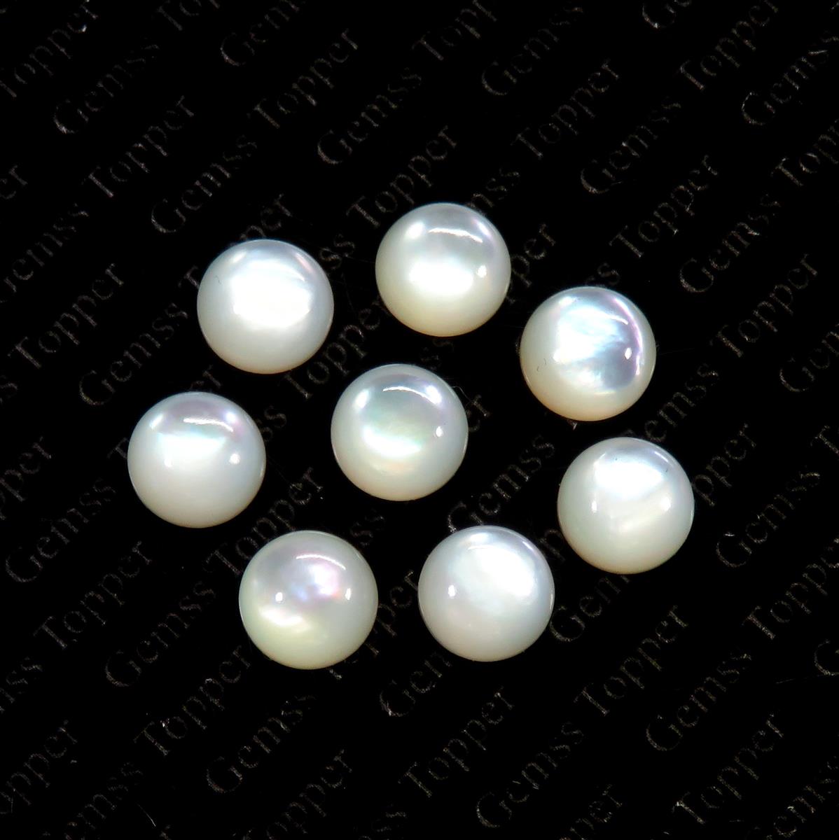 Pearl 9x9 mm Round Cabochon